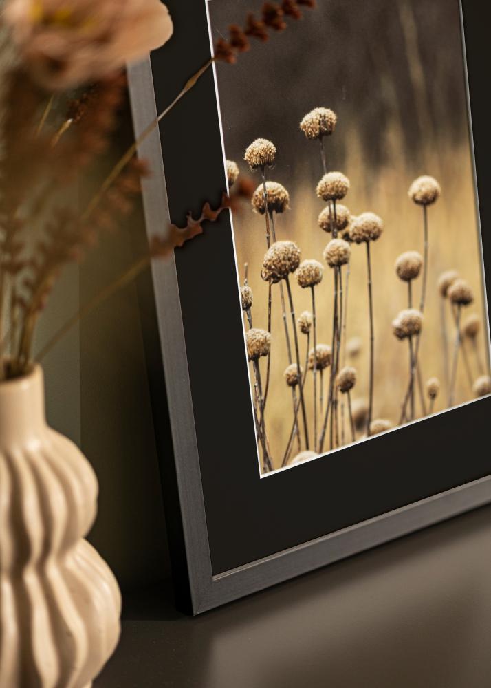 Marco Selection Negro 13x18 cm - Paspartú Negro 9x12 cm