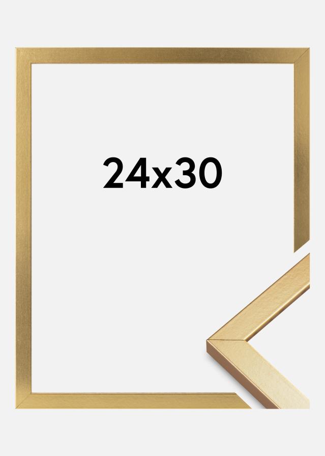 Marco Minerva Vidrio acrílico Dorado 24x30 cm