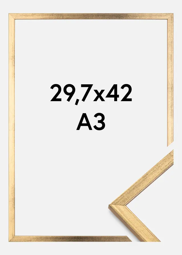 Marco Galant Vidrio acrílico Dorado 29,7x42 cm (A3)