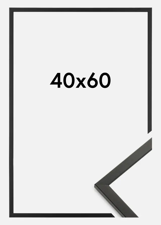 Marco Galant Vidrio acrílico Negro 40x60 cm