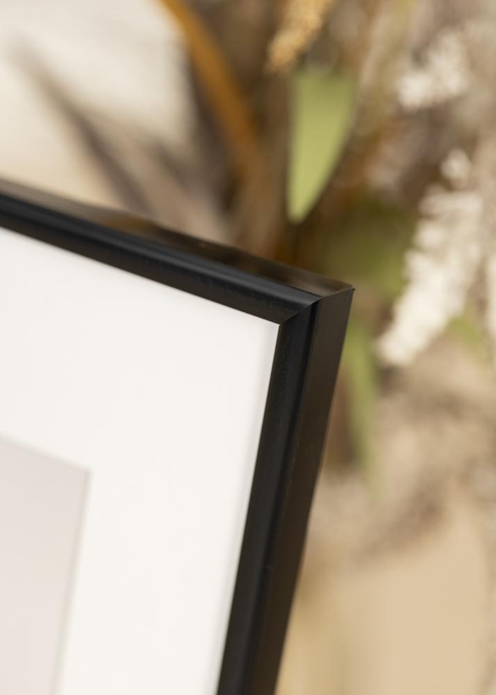 Marco BGA Modern Style Vidrio acrílico Negro 10x10 cm