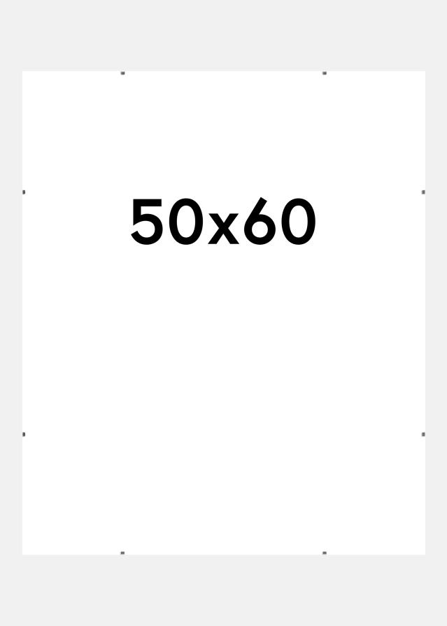 Marco de clip Mate Vidrio antirreflectante 50x60 cm