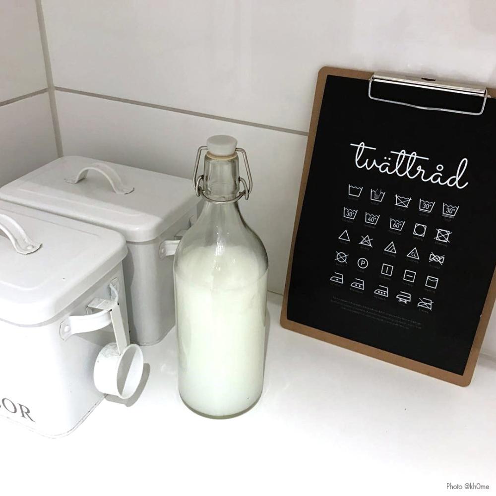 Consejos de lavado - Póster Negro