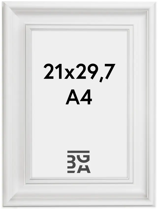 Dalarna Hvit 33B 21x29,7 cm (A4)