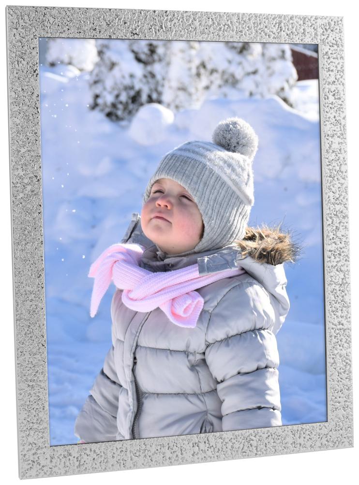 Marco Glamour Plateado - Tamaño personalizable