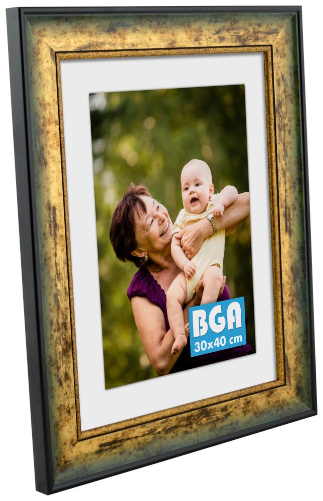 Marco Roxen Dorado manchado - Tamaño personalizable