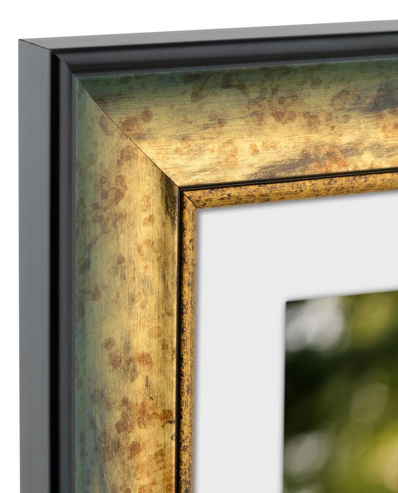 Marco Roxen Dorado manchado - Tamaño personalizable