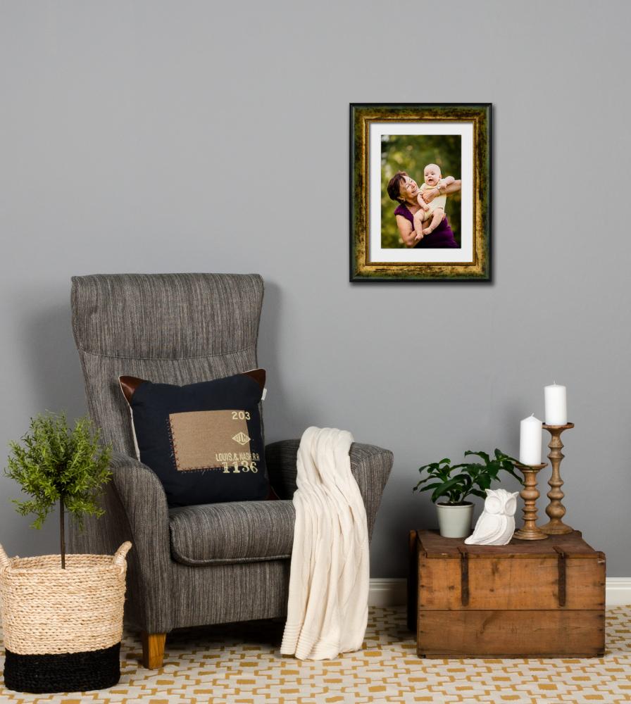 Marco Roxen Dorado manchado - Tamaño personalizable