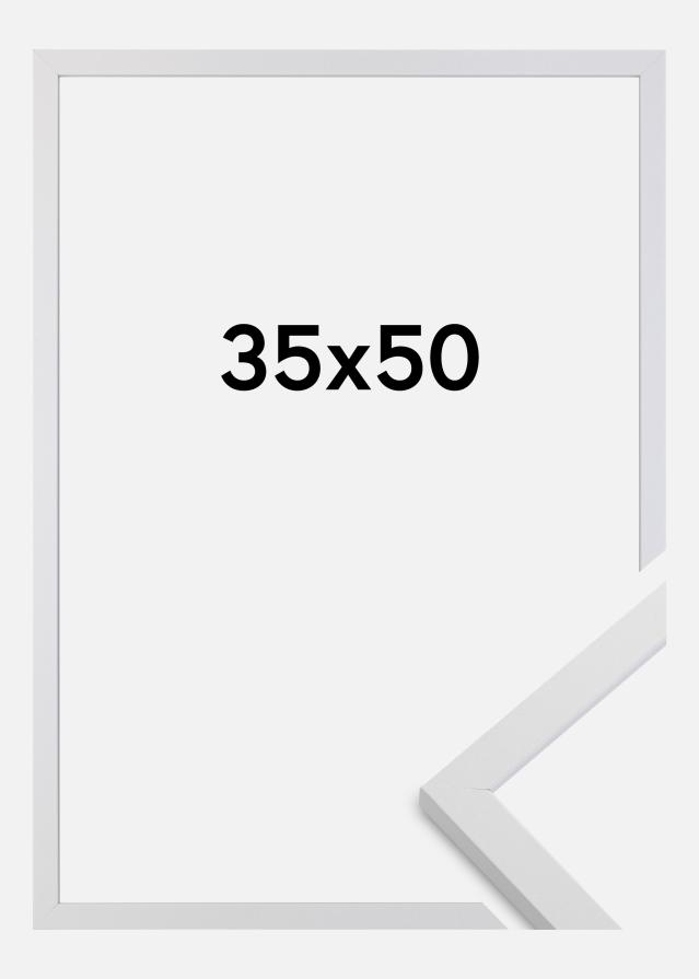 Marco Trendy Vidrio acrílico Blanco 35x50 cm