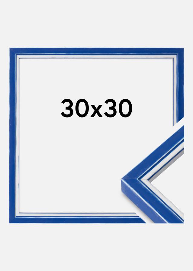 Marco Diana Vidrio acrílico Azul 30x30 cm