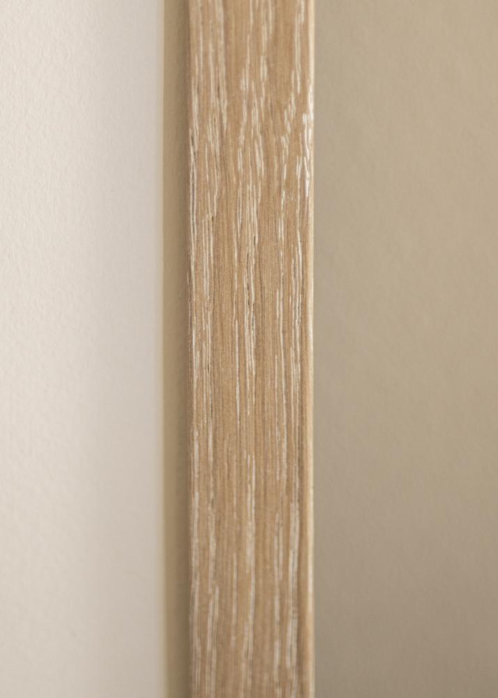 Marco Abedulö - Roble encalado - Tamaño personalizable