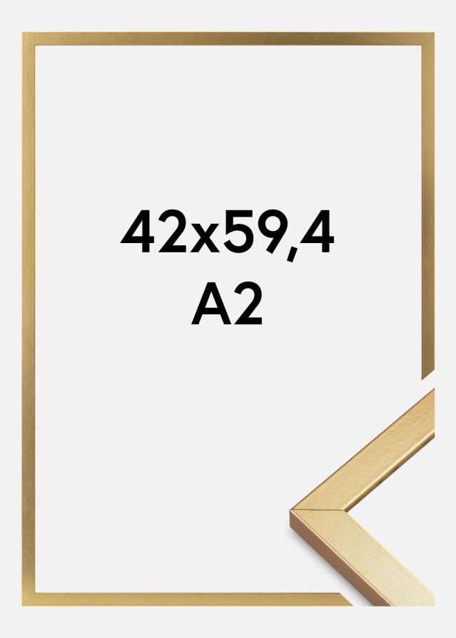 Marco Minerva Vidrio acrílico Dorado 42x59,4 cm (A2)