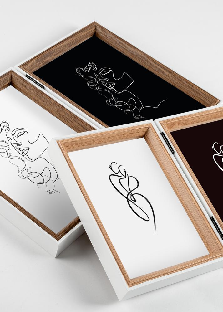 Silhouette Marco plegable Roble 13x18 cm - 2 imágenes