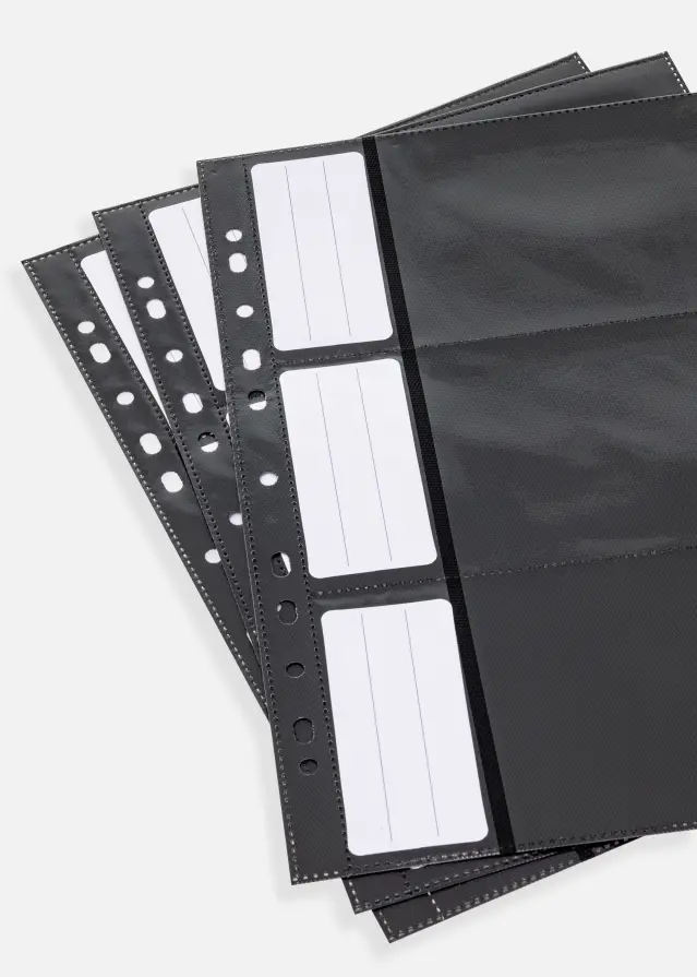 Ultimate Fundas para fotos 10x15 cm horizontal - 10 piezas Negro