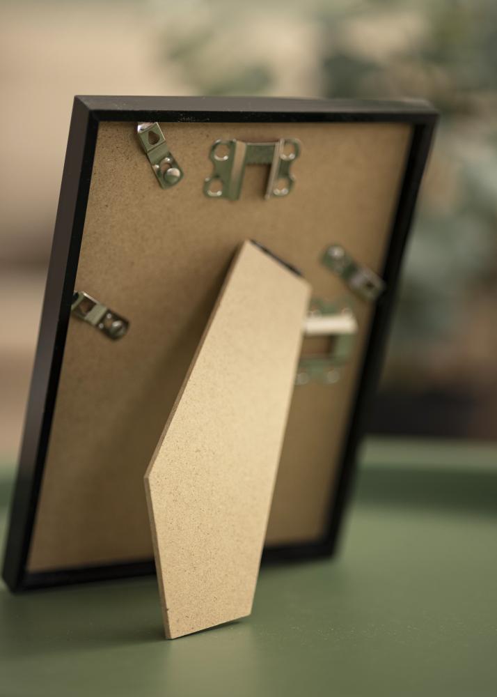 Marco BGA Modern Style Vidrio acrílico Negro 10x10 cm