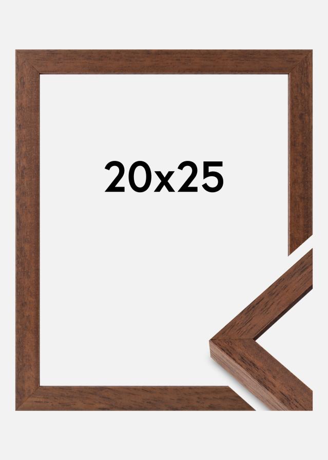 Marco Hermes Vidrio acrílico Teca 20x25 cm