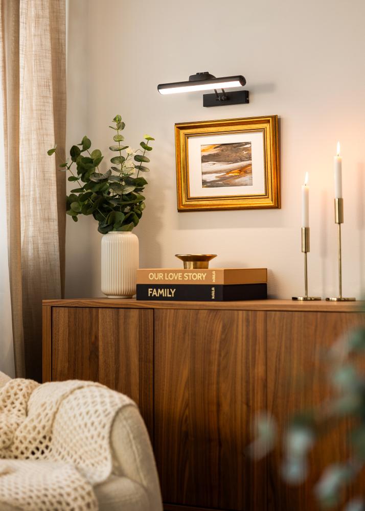 KAILA Gleam Iluminación para Cuadros a Pilas 32 cm - Negro