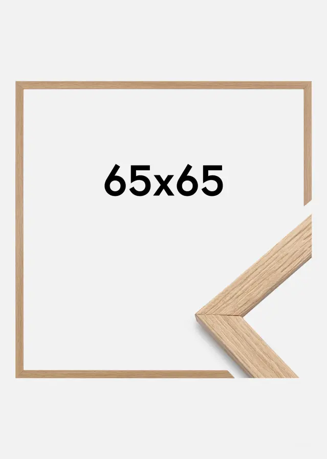 Marco Stilren Vidrio acrílico Roble 65x65 cm