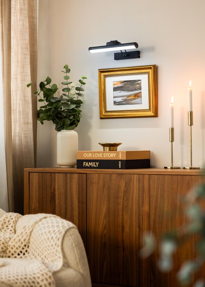 KAILA Gleam Iluminación para Cuadros a Pilas 32 cm - Negro