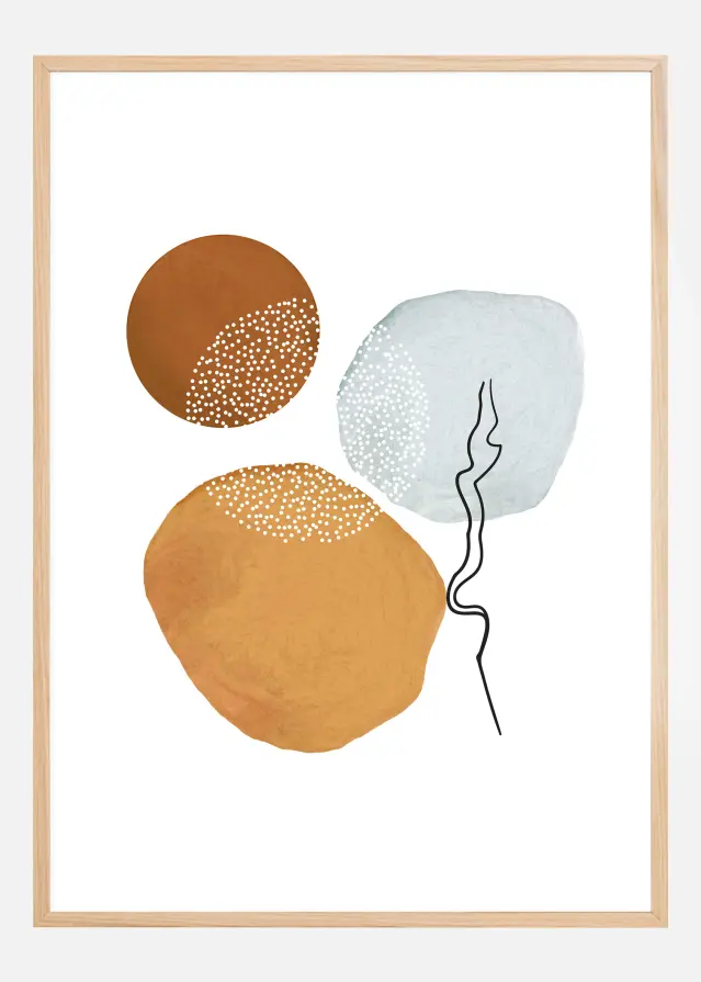 Abstract Shapes IV Póster