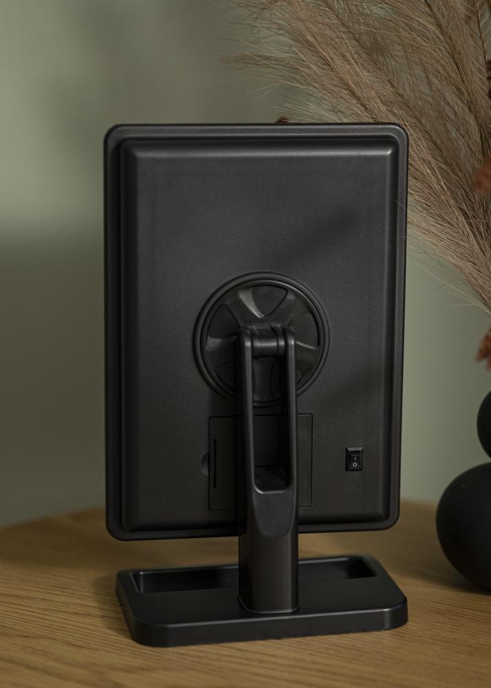 KAILA Espejo tocador Foot Negro 18x30 cm