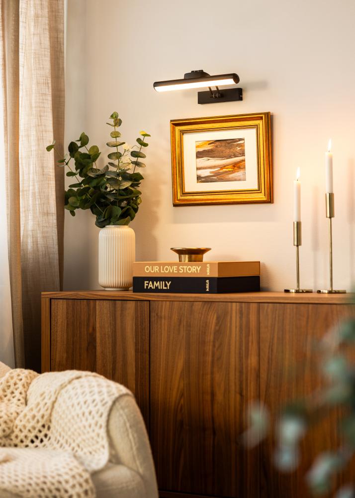 KAILA Gleam Iluminación para Cuadros a Pilas 32 cm - Negro