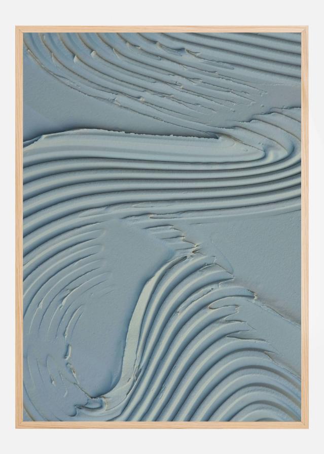 Mud Texture Blue I Póster