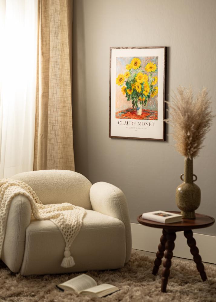 Massive Oak Vidrio acrílico Dark Painted 18x24 cm