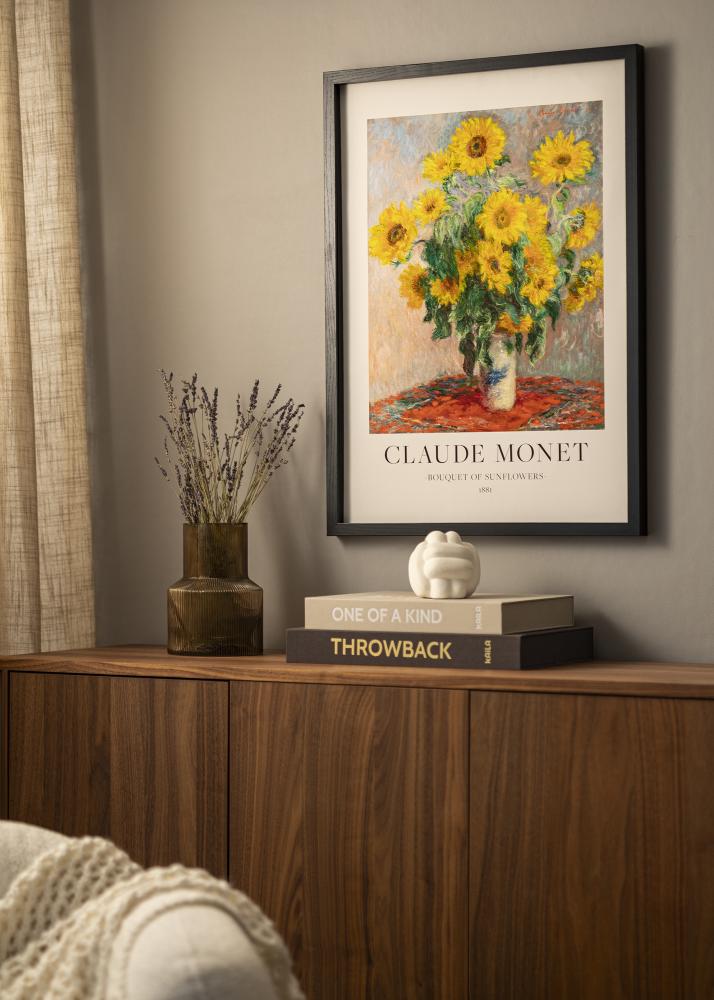 BGA Marco caja Vidrio acrílico Negro 30x40 cm