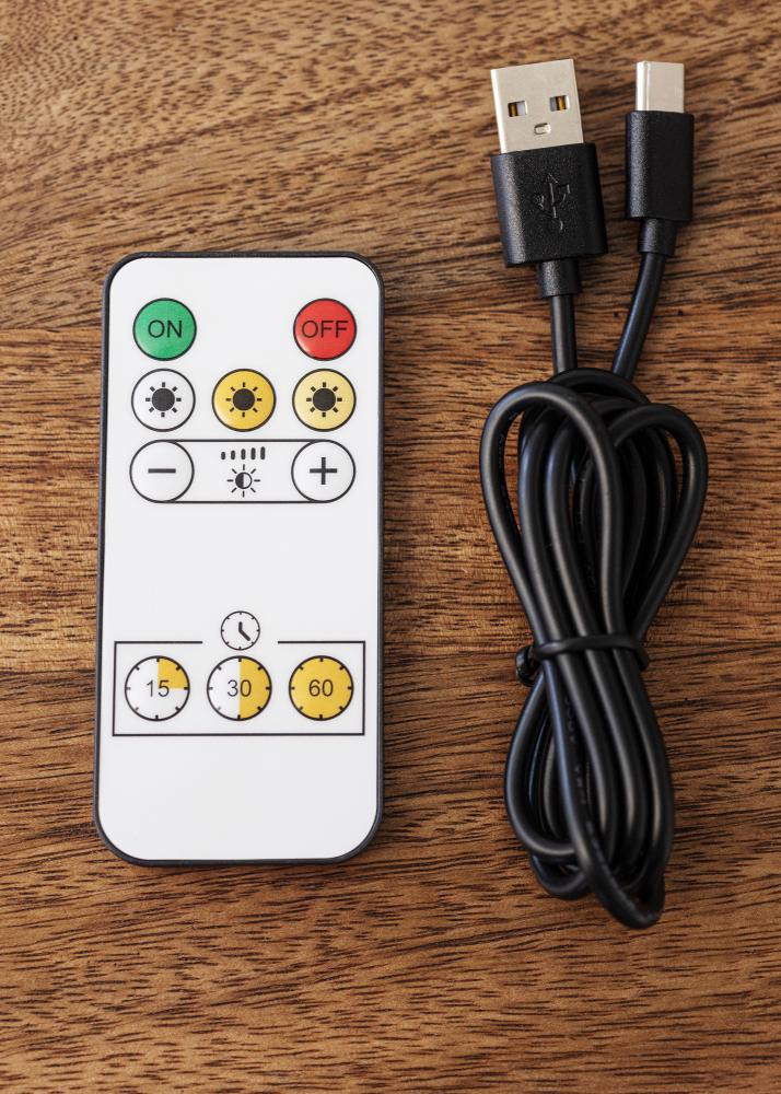 KAILA Gleam Iluminación para Cuadros a Pilas 32 cm - Negro