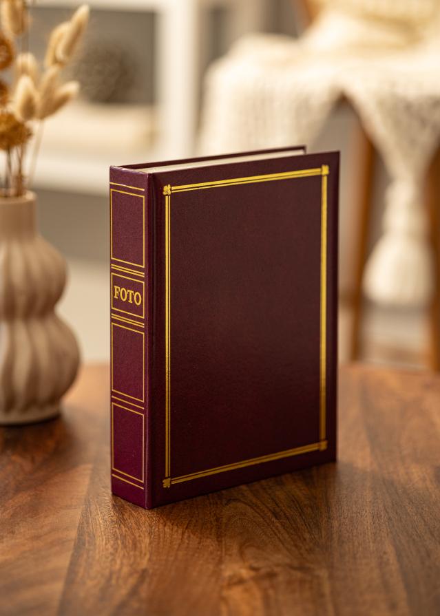 Classic Line Super Álbum Rojo burdeos - 200 Fotos en formato 10x15 cm