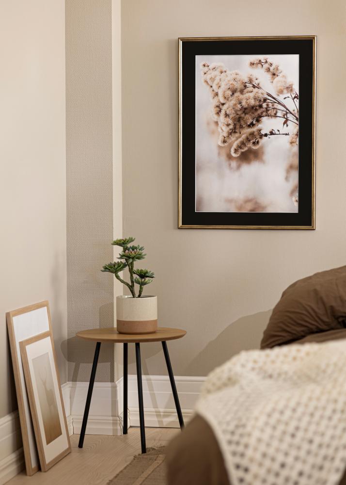 Marco Horndal Dorado 50x60 cm - Paspartú Negro 14x18 inches