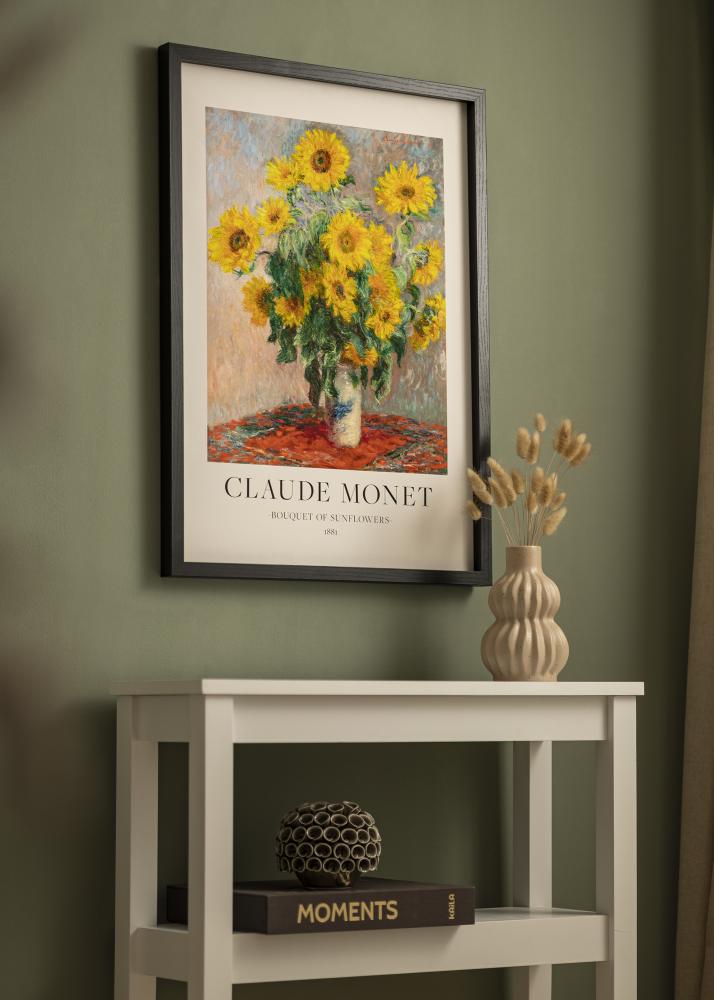 BGA Marco caja Vidrio acrílico Negro 30x40 cm