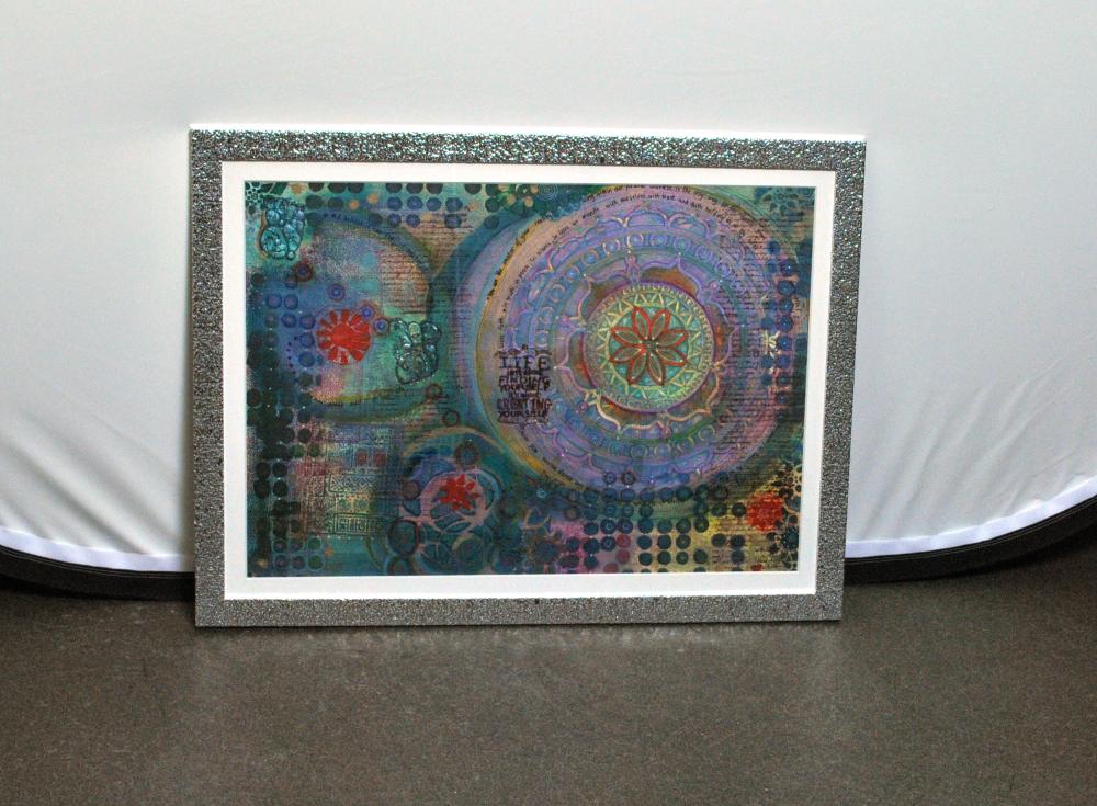 Marco Glamour Plateado - Tamaño personalizable