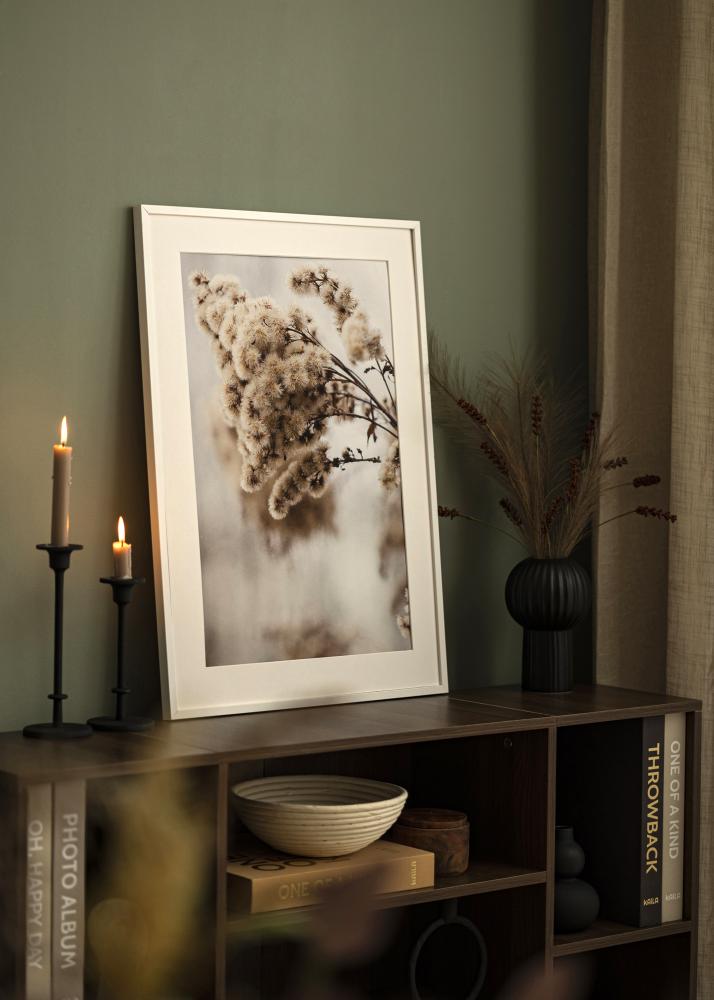 Marco E-Line Vidrio acrílico Blanco 70x100 cm