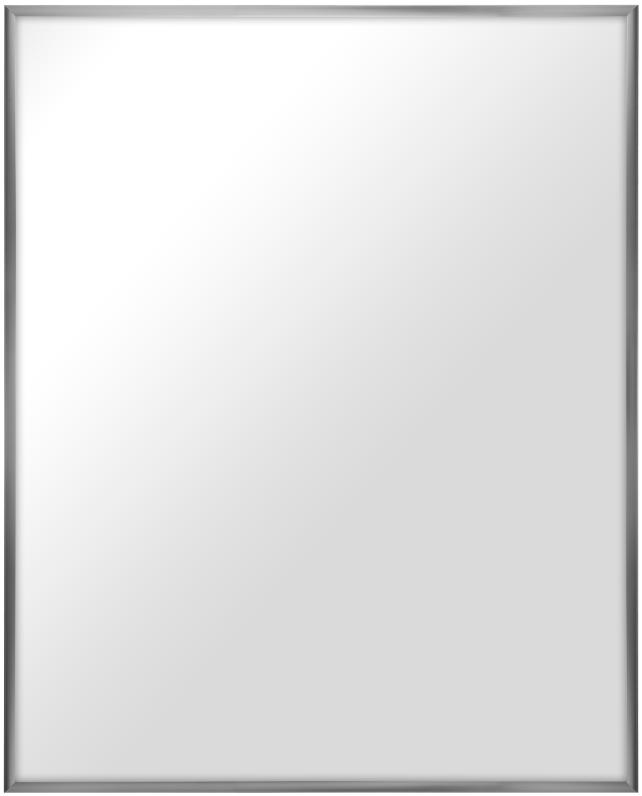 Espejo Nielsen Premium Alpha Brillante Gris oscuro - Tamaño personalizable