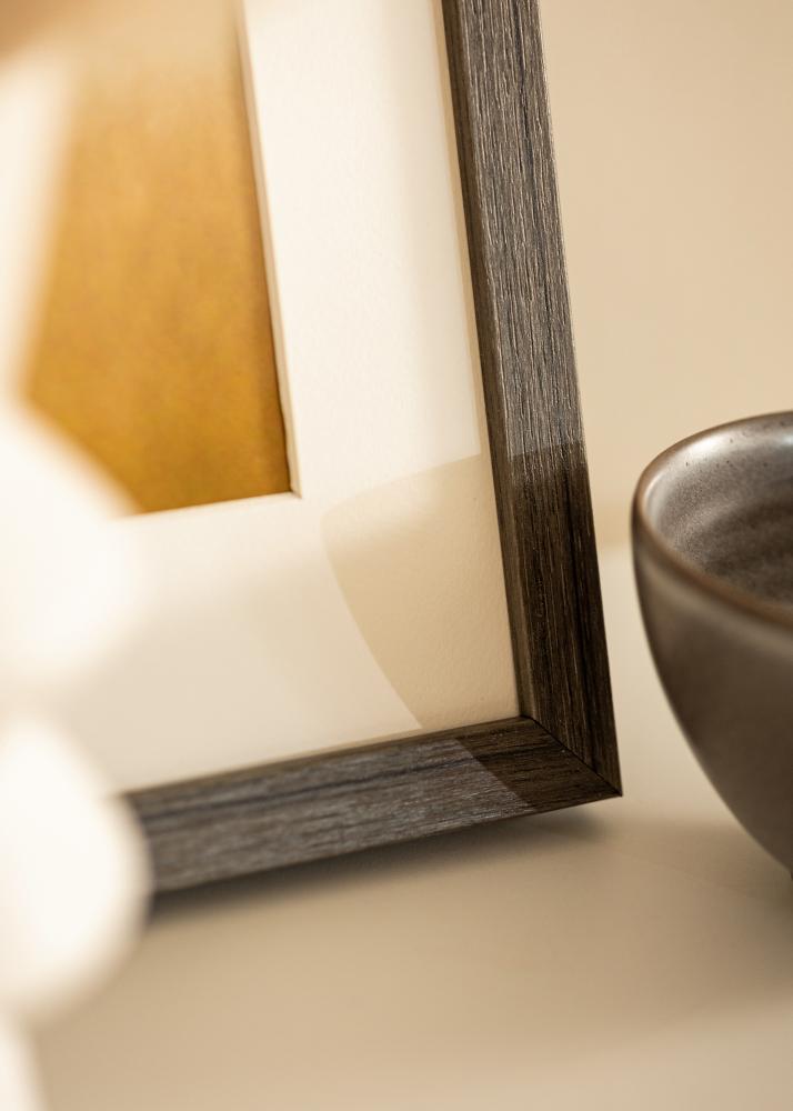 Marco Hermes Vidrio acrílico Grey Oak 28x35 cm