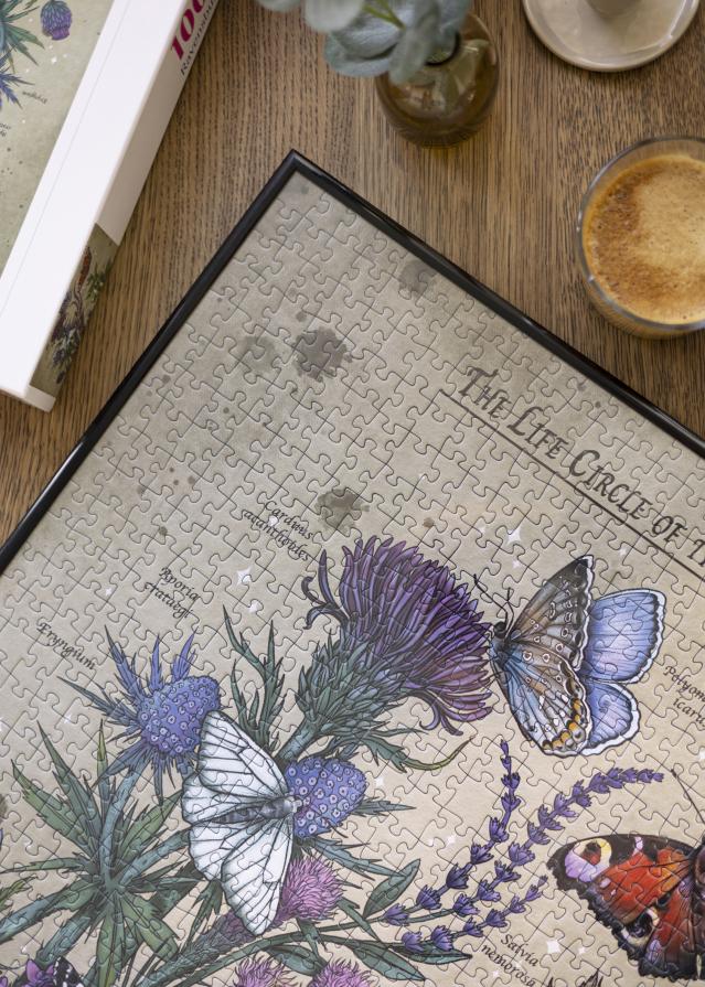 Marco para rompecabezas Negro 70x100 cm