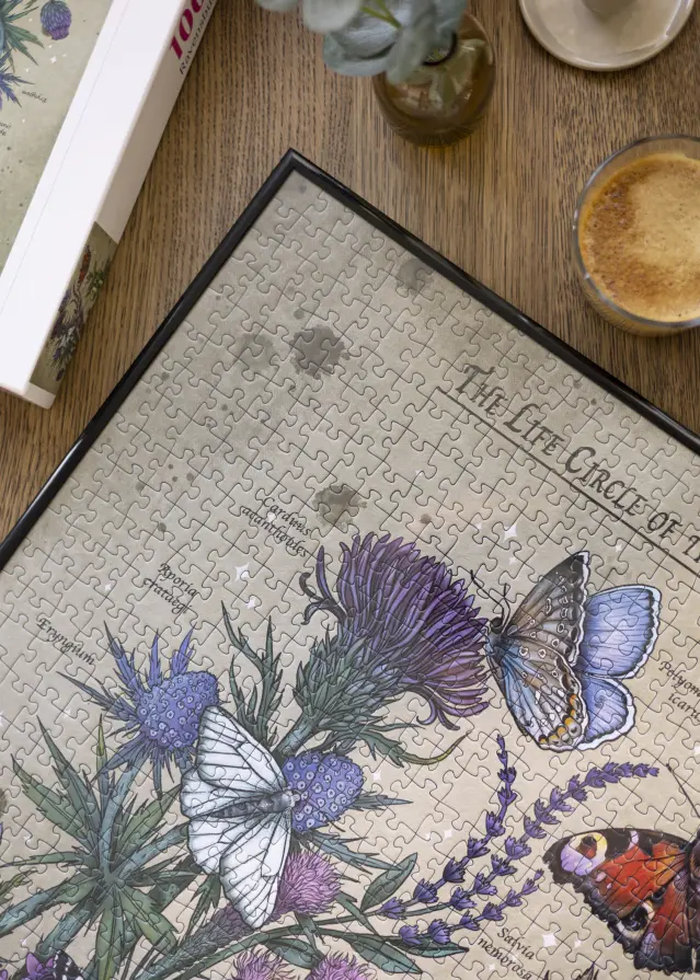 Marco para rompecabezas Negro 50x66,5 cm