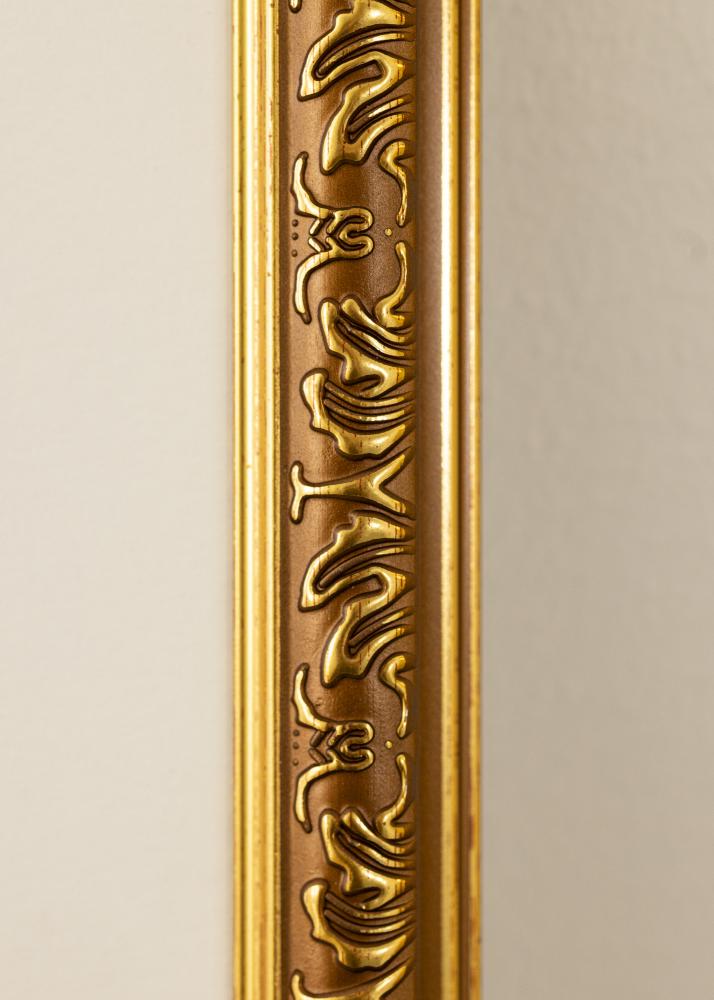 Marco Swirl Vidrio acrílico Dorado 40x50 cm