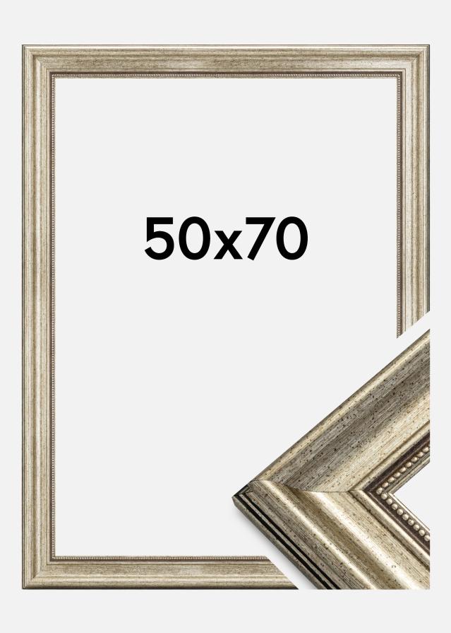 Marco Rokoko Plateado 50x70 cm