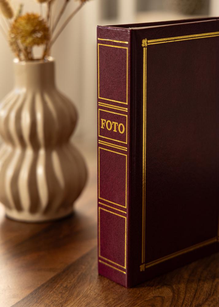 Classic Line Super Álbum Rojo burdeos - 200 Fotos en formato 10x15 cm