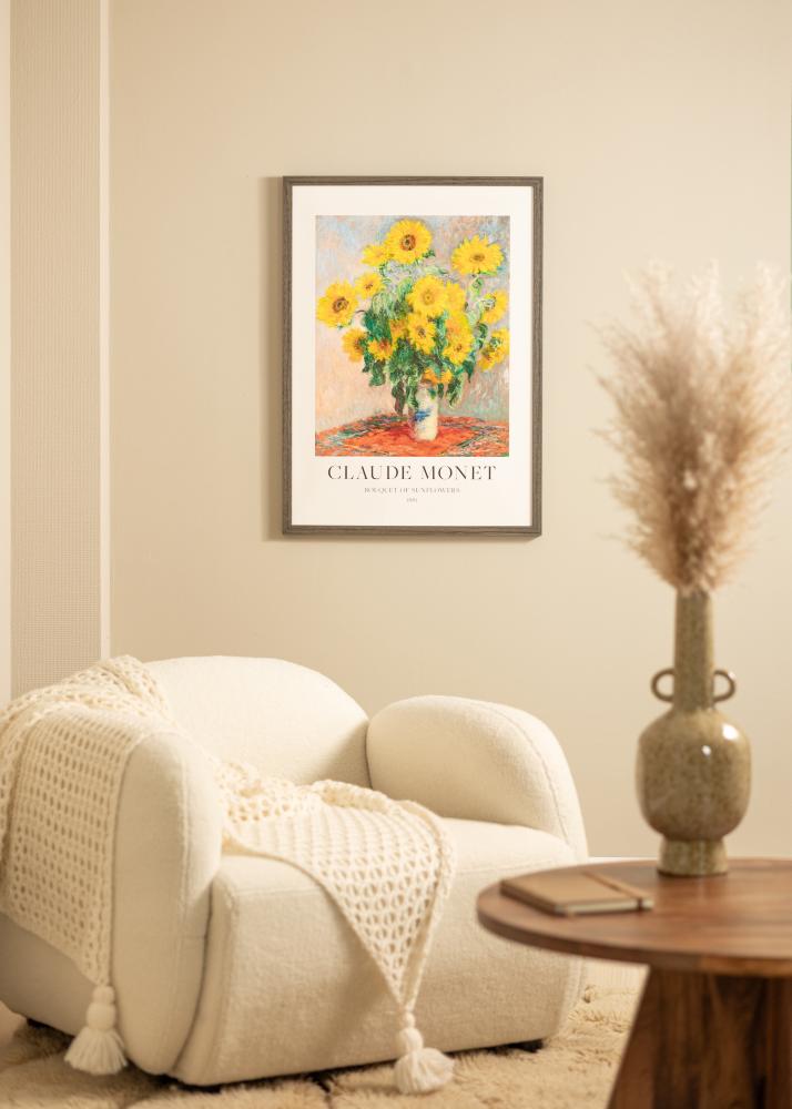 Marco Hermes Vidrio acrílico Grey Oak 28x35 cm