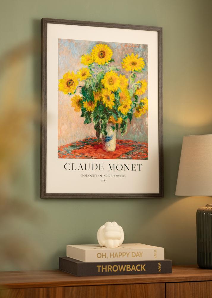 Marco Hermes Vidrio acrílico Grey Oak 28x35 cm