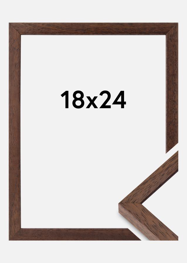 Marco Ares Vidrio Acrílico Teca 18x24 cm