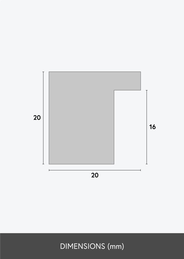 Marco Devon Oro rosado - Tamaño personalizable