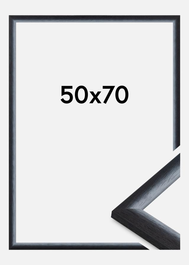 Marco Cornwall Vidrio acrílico Negro 50x70 cm