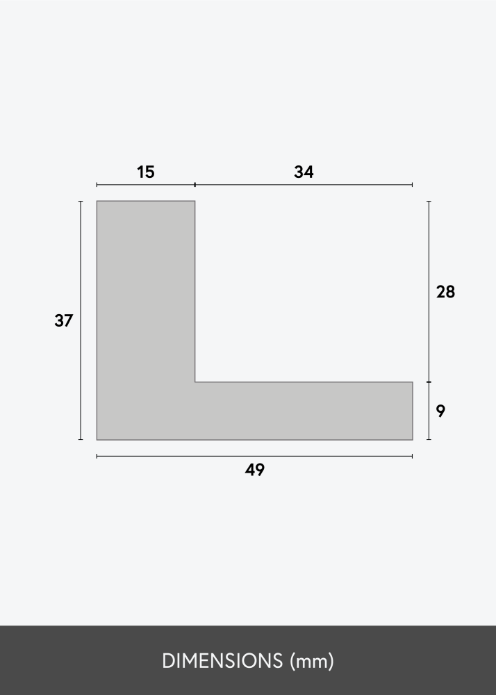 Marco Maat Marco flotante Plateado - Tamaño a escoger