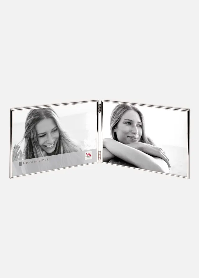 Chloe Marco plegable II Plateado 9x13 cm - 2 Fotos