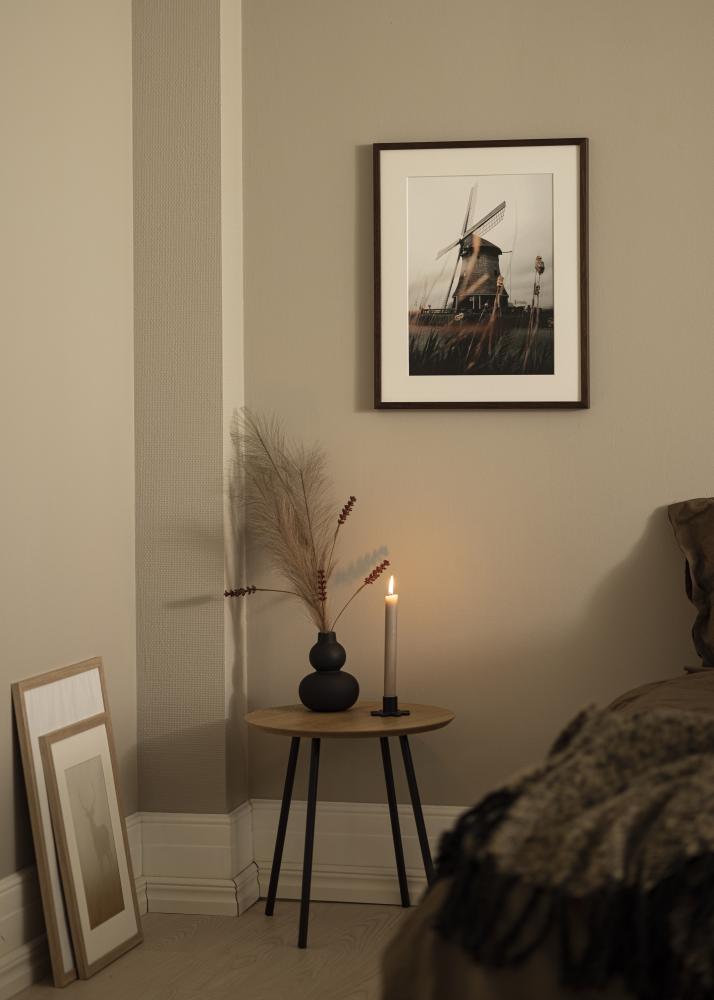 Marco E-Line Vidrio acrílico Castaño 50x50 cm